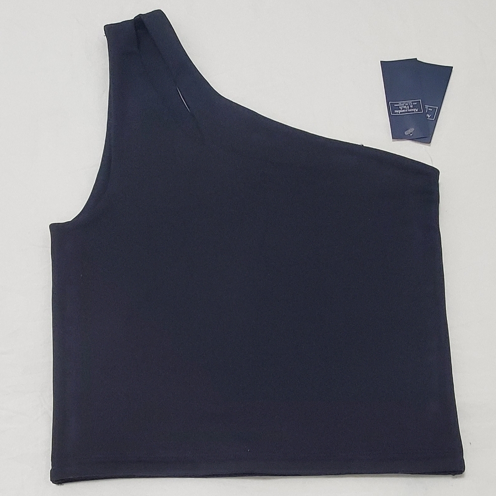 Abercrombie Black One-Shoulder Top - Picture 7 of 7